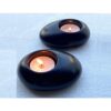 2'li Çakıl Taşı Tealight Mumluk Silikon Kalıp Seti K-1392, Kokulu Taş Sabun Alçı Mum Kalıbı - Görsel 4