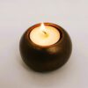 Kare Altlık ve Yuvarlak Tealight Mumluk Silikon Kalıp K-1366, Kokulu Taş Alçı Polyester Beton Kalıbı - Görsel 5