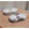 10cm Ikili Tealight Mumluk Silikon Kalıp K-1215, Kokulu Taş Sabun Alçı Mum Kalıbı - Görsel 4