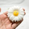 6cm Papatya Çiçeği Silikon Kalıp K-093, Kokulu Taş Sabun Polyester Reçine Alçı Mum Kalıbı - Görsel 3