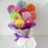 6cm Papatya Çiçeği Silikon Kalıp K-093, Kokulu Taş Sabun Polyester Reçine Alçı Mum Kalıbı - Görsel 5