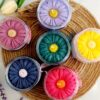 6cm Papatya Çiçeği Silikon Kalıp K-093, Kokulu Taş Sabun Polyester Reçine Alçı Mum Kalıbı - Görsel 4