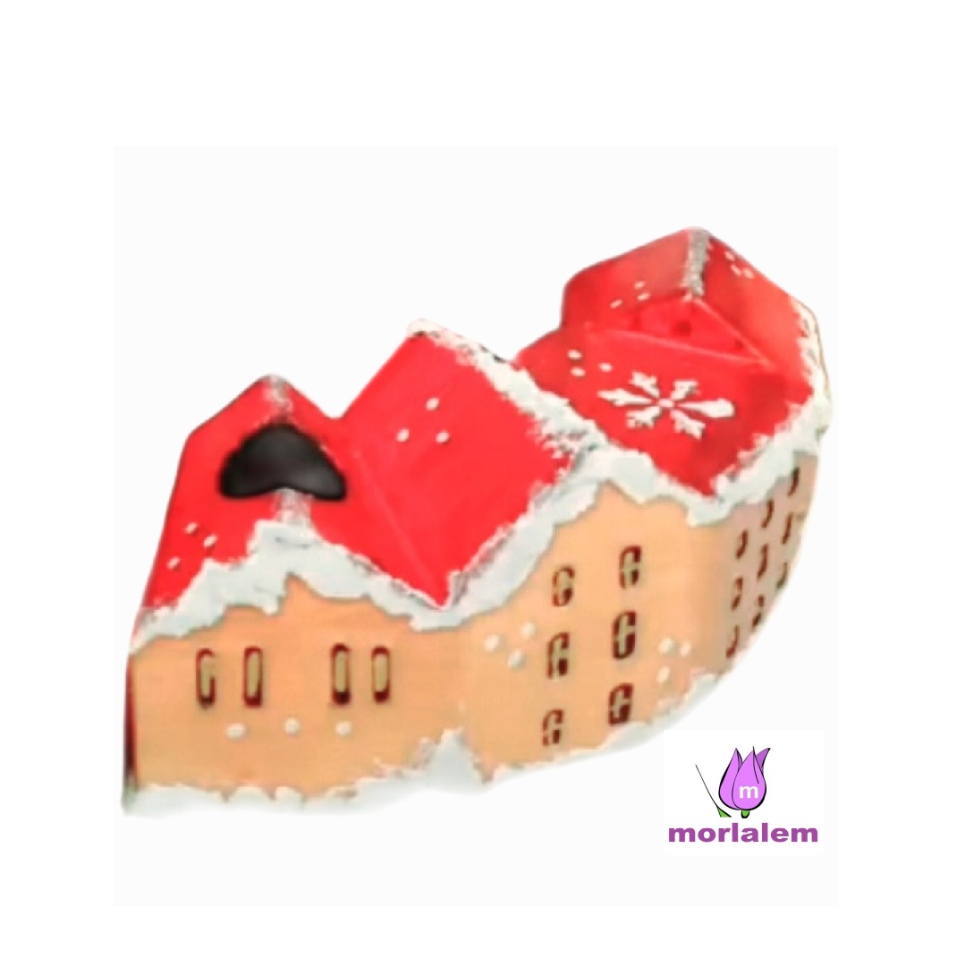 Çeyrek Çember Sıralı Mumluk Evler Silikon Kalıp K-1224, Taş Tozu Polyester Çimento Alçı Kalıbı - Görsel 6