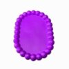 16cm Oval Bubble Taban Sunumluk Çerçeve Mum Tabağı Altlığı Silikon Kalıp K-1378 - Görsel 8