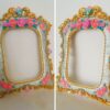 Gül ve Sarmaşık Kabartmalı 24cm Çerçeve Silikon Kalıp K-195 - Görsel 4
