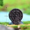 Terrarium dekoru için Mini Minyatür Su Değirmeni Silikon Kalıp K-1304 - Görsel 9