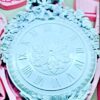 Çiçek Kabartmalı 44 Cm Büyük Saat Silikon Kalıp K-443 - Görsel 3