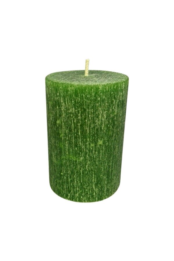 10x7cm Çizgili Silindir Mum Silikon Kalıp K-1245, Kokulu Taş Sabun Alçı Mum Kalıbı