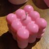 6cm Bubble Küp Mum Silikon Kalıp K-1258, Kokulu Taş Sabun Alçı Mum Kalıbı - Görsel 5
