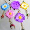 9cm Çiçek Silikon Kalıp K-050, Polyester Kokulu Taş Sabun Alçı Mum Kalıbı - Görsel 6