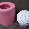 Cupcake Silikon Kalıp K-091, Polyester Taş Tozu Sabun Mum Alçı Kalıbı - Görsel 2