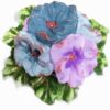 Orman Gülü Çiçeği 3d Çiçek 10cm Silikon Kalıp K-096, Kokulu Taş Sabun Alçı Mum Kalıbı - Görsel 6