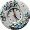 Gül Çiçek Kabartmalı 20cm Saat Silikon Kalıp K-516 - Görsel 7