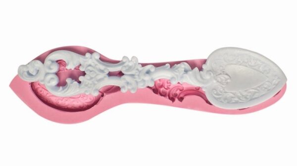22cm Kaşık Silikon Kalıp K-026, Polyester Reçine Taş Tozu Çimento Mum Alçı Kalıbı