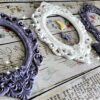 Gül Kabartmalı 27cm Ortası Açık Çerçeve Silikon Kalıp K-324 - Görsel 5