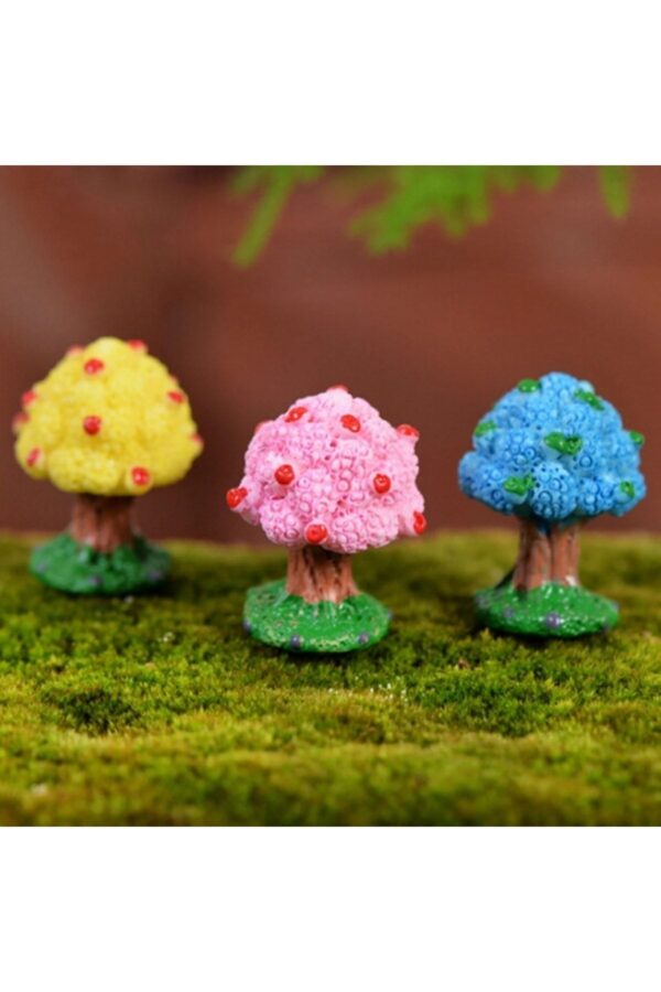 Terrarium İçin 3cm Minyatür Ağaç Silikon Kalıp K-452 Alçı Kokulu Taş Polyester Sabun Reçine