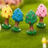 Terrarium İçin 3cm Minyatür Ağaç Silikon Kalıp K-452 Alçı Kokulu Taş Polyester Sabun Reçine - Görsel 6