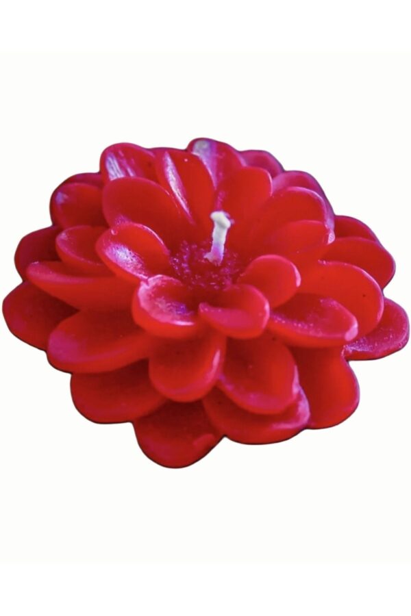 10,9cm Dahlia Çiçek Yıldız Çiçeği Silikon Kalıp K-1291, Kokulu Taş Sabun Alçı Mum Kalıbı