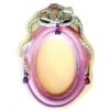 Halat Kabartmalı 22cm Oval Çerçeve Silikon Kalıp K-199 - Görsel 6