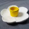 10cm Zambak Çiçek Mumluk Tütsülük Silikon Kalıp K-321, Kokulu Taş Sabun Alçı Mum Kalıbı - Görsel 5
