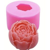 3,9cm Top şakayık Çiçek, Gül Gonca Çiçeği Silikon Kalıp K-450