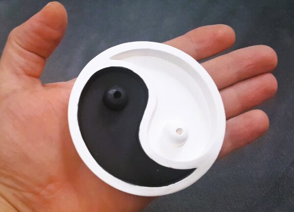 Yin Yang Tütsülük Silikon Kalıp K-1029, Polyester Taş Tozu Alçı Kalıbı