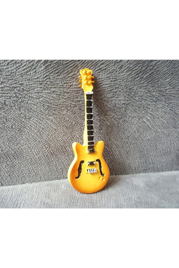 Gitar 9,1cm Müzik Aleti Silikon Kalıp K-265, Kokulu Taş Sabun Alçı Mum Kalıbı