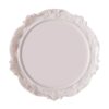 Çiçek Kabartma 27cm Çerçeve Tabak Tepsi Silikon Kalıp K-833 - Görsel 2