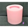 Taş Dekor 9cm Saksı Silikon Kalıp K-304, Polyester Taş Tozu Alçı Kalıbı - Görsel 3