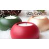 Yuvarlak Misket Top Tealight Mumluk Silikon Kalıp K-513, Taş Tozu Polyester Çimento Alçı Kalıbı - Görsel 3