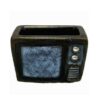 14cm Nostaljik Televizyon Saksı Silikon Kalıp K-1065, Polyester Taş Tozu Alçı Kalıbı - Görsel 7
