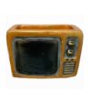 14cm Nostaljik Televizyon Saksı Silikon Kalıp K-1065, Polyester Taş Tozu Alçı Kalıbı - Görsel 6