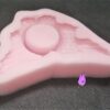 11cm Kanatlı Tealight Mumluk Silikon Kalıp K-208 Polyester Taş Tozu Çimento Alçı Kalıbı - Görsel 2