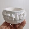 Kapadokya Ürgüp Göreme Ortahisar Kaya Evleri, Peri Bacaları 12cm Saksı Mumluk - Görsel 5