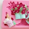 Saksıda Çiçek, Sepette Ekmek, Çuvalda Kahve, Mum Şamdan, Masa Abajur Silikon Kalıp K-1130 - Görsel 4