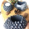 6cm Kozalak Tealight Saksı Mumluk Silikon Kalıp K-400 - Görsel 4