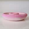 El Yapımı 8,8cm Alçı Şamdan Mumluk Tütsülük (Pembe) - Görsel 3