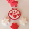 8 Adetli 1.5 ile 3cm Arası Minyatür Kalp Silikon Kalıp K-445 - Görsel 4