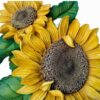 26cm Ayçiçeği Çiçek Demeti Silikon Kalıp K-466, Polyester Taş Tozu Çimento Alçı Kalıbı - Görsel 3
