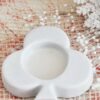 Sinek Üçgen Yaprak Tealight Mumluk Silikon Kalıp K-472, Polyester Taş Tozu Alçı Kalıbı - Görsel 4