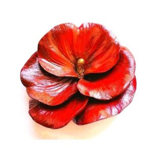 3 Boyutlu Çiçek 10cm Tropikal Antoryum Çiçeği Silikon Kalıp K-563