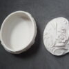 Nergis Çiçek Kabartmalı Oval Kutu Silikon Kalıp K-797 - Görsel 5