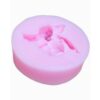 Tomurcuk Gül Çiçekler Çiçek Magnet Silikon Kalıp K-1456, Polyester Taş Tozu Sabun Alçı Mum Kalıbı - Görsel 2