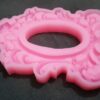 Yaprak Kabartmalı 26cm Çerçeve Silikon Kalıp K-800 - Görsel 2
