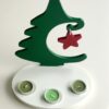 Yıldız Çam Ağacı 3'lü Tealight Mumluk Silikon Kalıp K-1055, Polyester Çimento Taş Tozu Alçı Kalıbı - Görsel 6