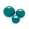 3'lü Yuvarlak Top Tealight Mumluk Silikon Kalıp K-1056A, Taş Tozu Polyester Çimento Alçı Kalıbı - Görsel 4
