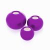 3'lü Yuvarlak Top Tealight Mumluk Silikon Kalıp K-1056A, Taş Tozu Polyester Çimento Alçı Kalıbı - Görsel 5