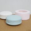 3 Boyutlu 5,1cm Makaron Silikon Kalıp K-1457, Polyester Taş Tozu Sabun Alçı Mum Kalıbı - Görsel 6