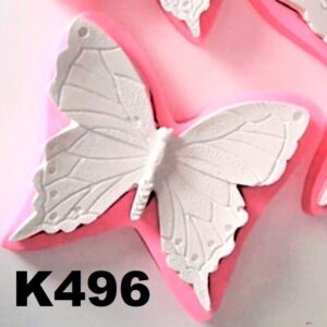 15 Cm Kelebek Silikon Kalıp K-496 Mum Kokulu Taş Alçıya Uygun