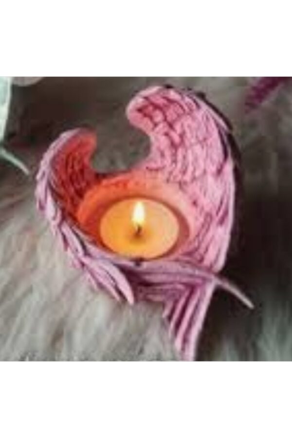 13cm Kanat Tealight Mumluk Silikon Kalıp K-491